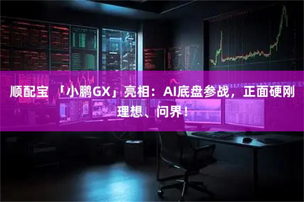 顺配宝 「小鹏GX」亮相：AI底盘参战，正面硬刚理想、问界！